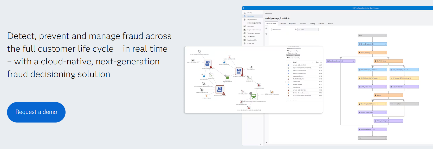SAS Fraud Decisioning screenshot 1